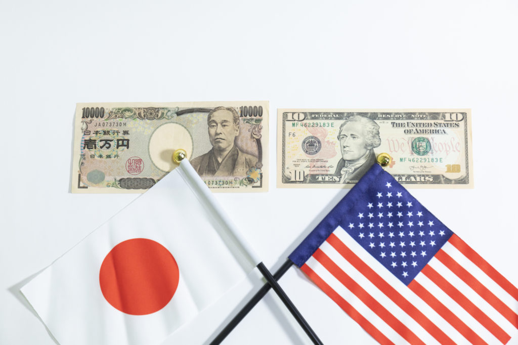 日本円とアメリカドル